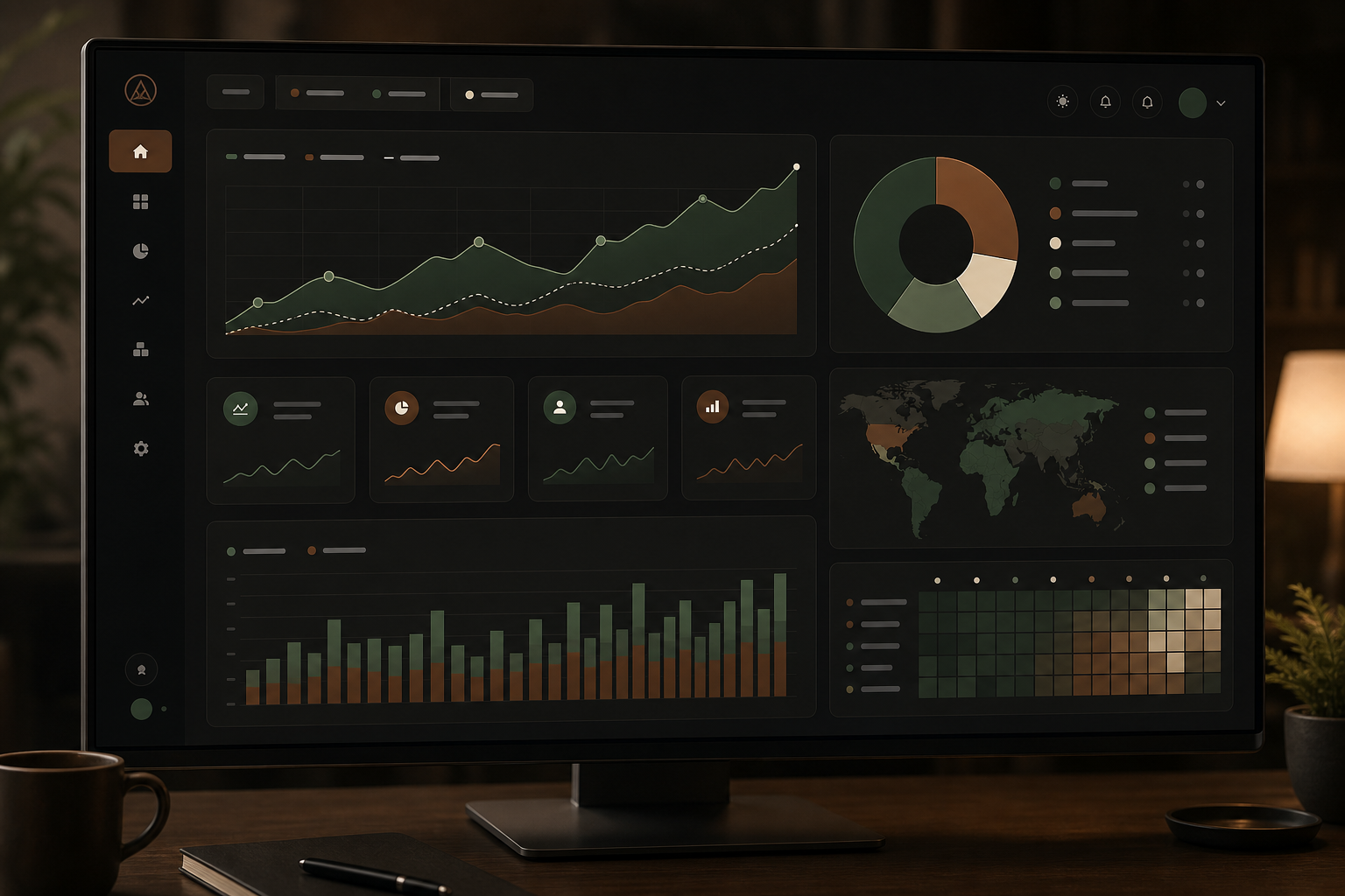 Data analytics dashboard